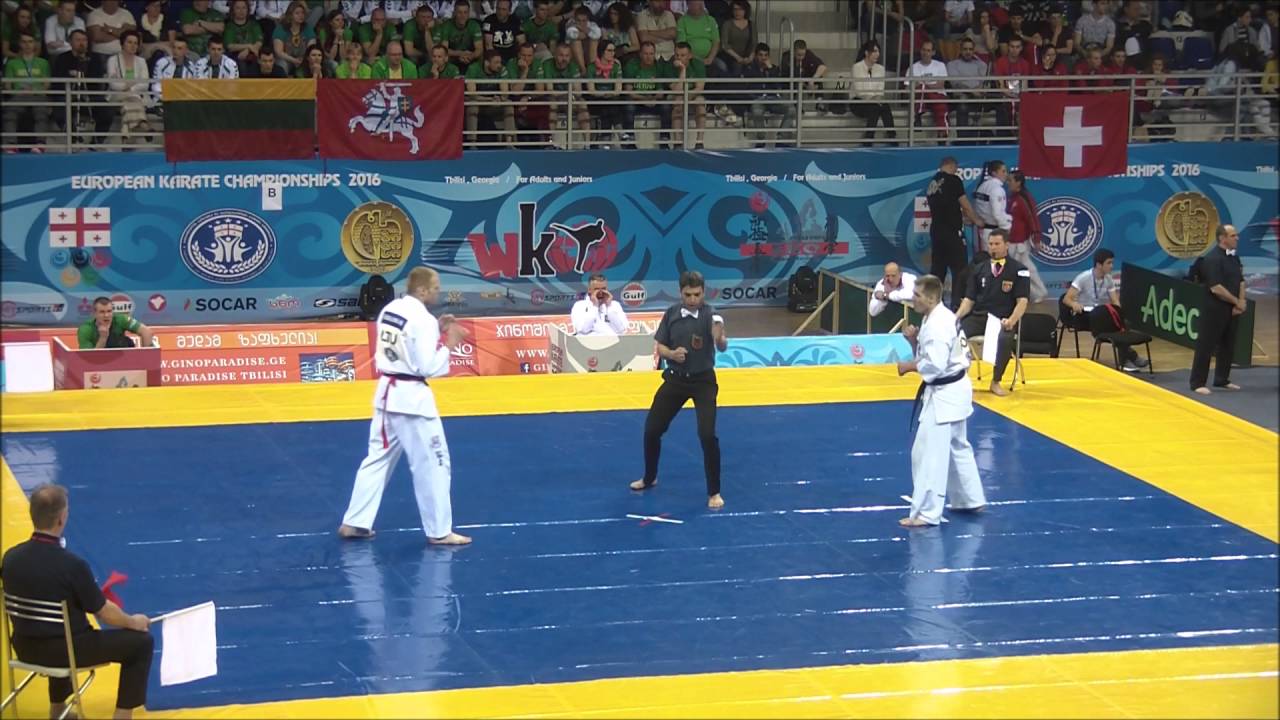 EC2016 Men 75 85kg Valdemaras&nbsp;Gudauskas Lithuania AKA Vs Marek&nbsp;Odzeniak Poland SHIRO