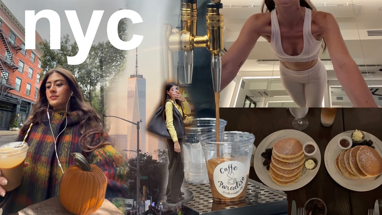 outono em nova york 🍂☕🍁 lojinhas, caf&eacute; da manh&atilde; americano, restaurantes, pilates, rotina