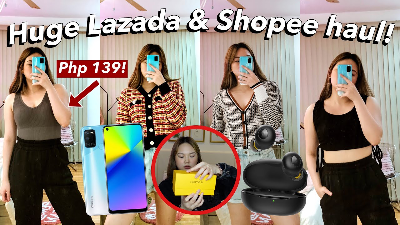 11.11 LAZADA + SHOPEE HAUL! NEW PHONE, LOUNGEWEAR, ETC! | ASHLEY SANDRINE