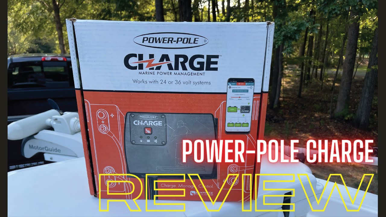 Power-Pole Charge System 36 volt lithium battery charger  Installation Review with C Monster App