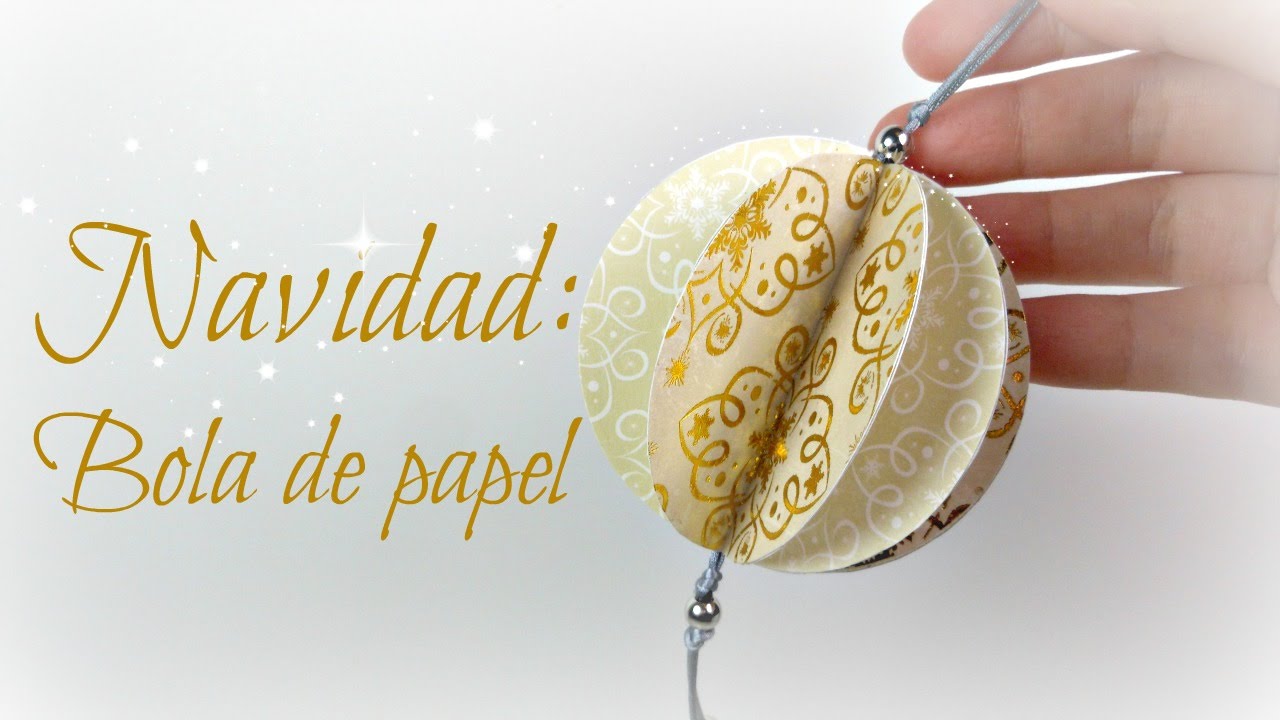 Bolas de Papel #2 | Adorno de Navidad | Mundo@Party