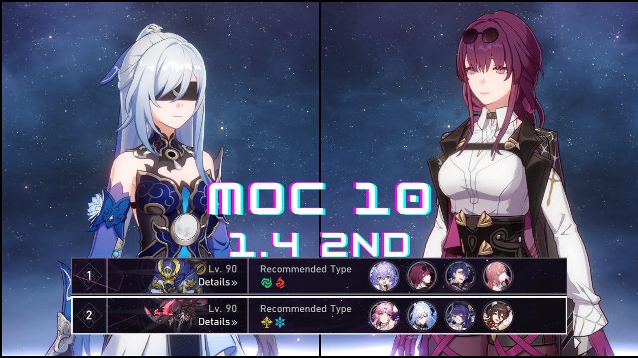 JingLiu Hyper & Kafka DoT Team | Honkai: Star Rail 1.4 | 2nd Memory of Chaos - Stage 10