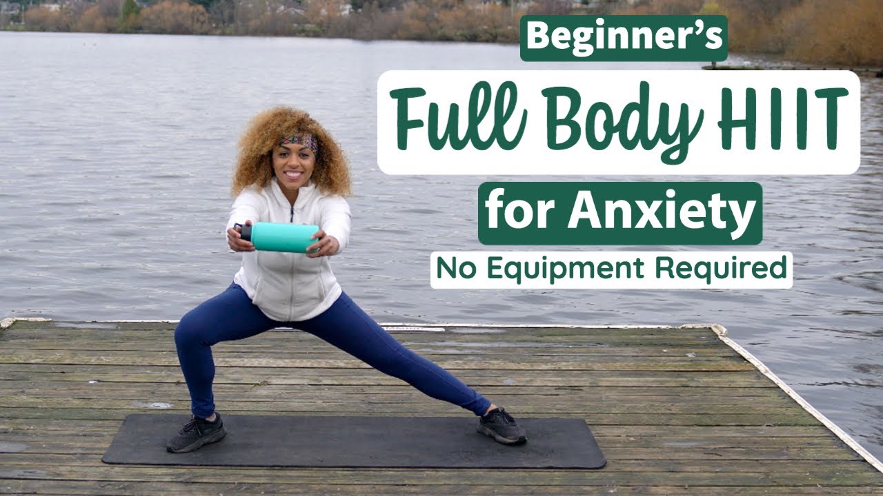 Beginner's Full Body HIIT for Anxiety - Low Impact - No Equipment Required | Workout With KK