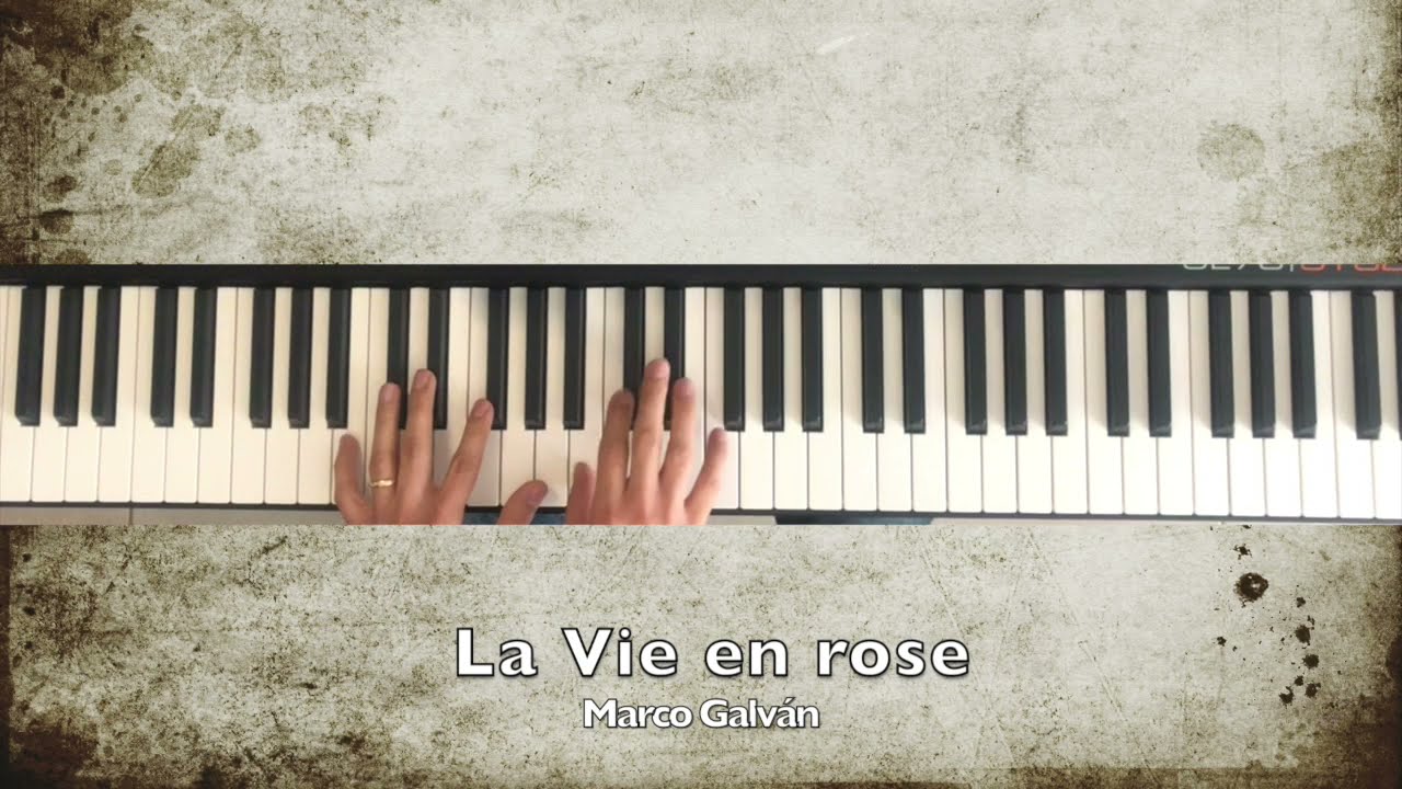 La Vie en rose (piano cover) - Marco Galvan