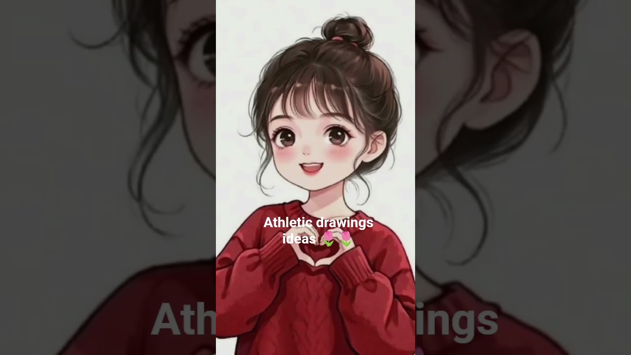 Athletic drawings ideas 🌷🌷