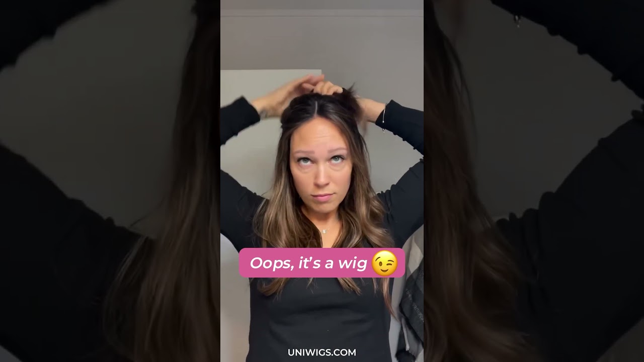 Oops, it&rsquo;s a wig!  🤫😉 #uniwigs