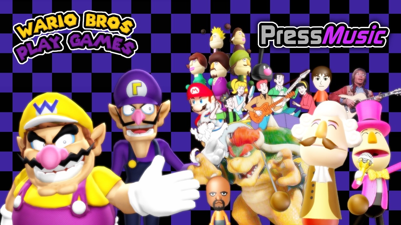 Wario Bros Play Games: Wii Music (Wii) #8 (Press Music Mod)