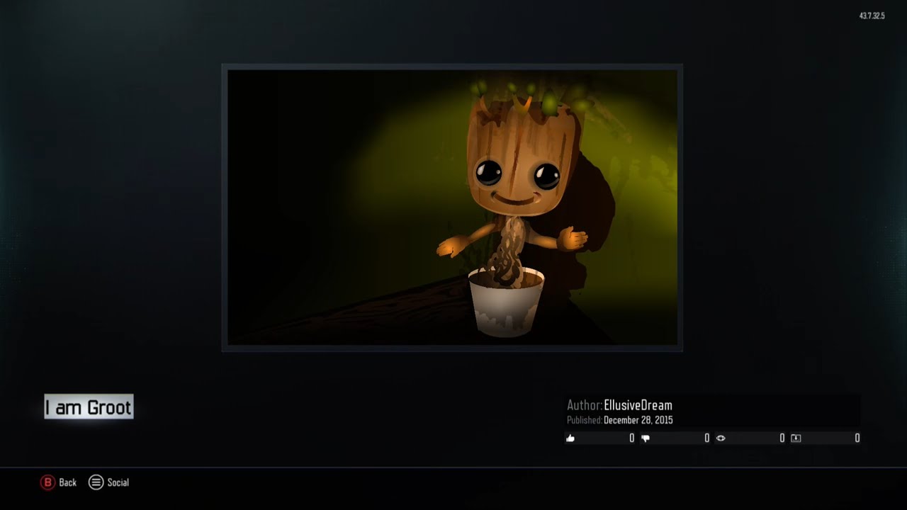 I am Groot CoD Emblem Tutorial by EllusiveDream