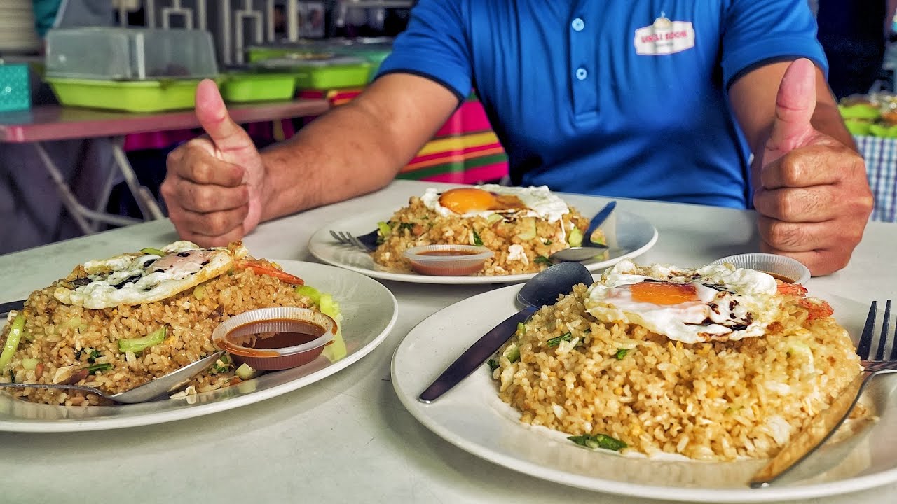 FRIED RICE | Wok Hei Fried Rice with Char Siu, Prawns, Fried Egg, and Sambal Belacan since 1990!