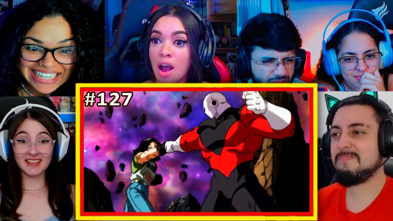 Numero 17 vs Jiren |Dragon Ball Super Episodio 127| MULT-REAÇÕES!