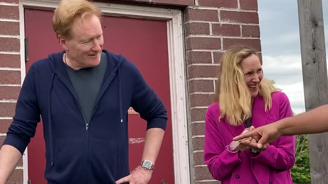 The Trash Can Dedication: Conan O’Brien & Langley Mayor Scott Chaplin