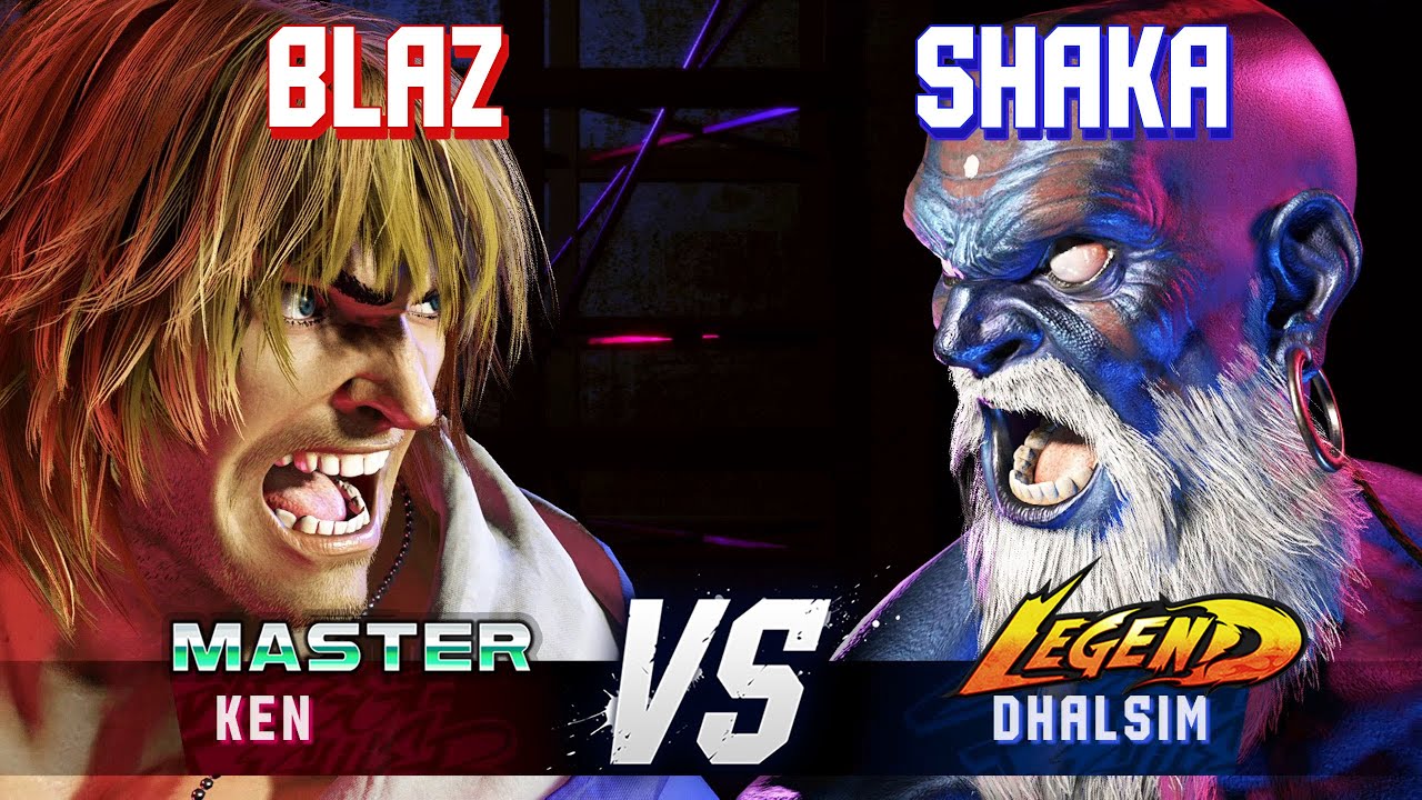 SF6 ▰ BLAZ (Ken) vs SHAKA (Dhalsim) ▰ High Level Gameplay