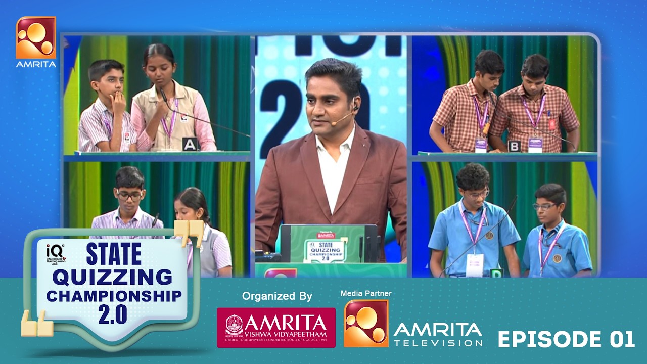IQA State Quizzing Championship 2.0 - Episode 01 | Amrita Vishwa Vidyapeetham | Amrita TV