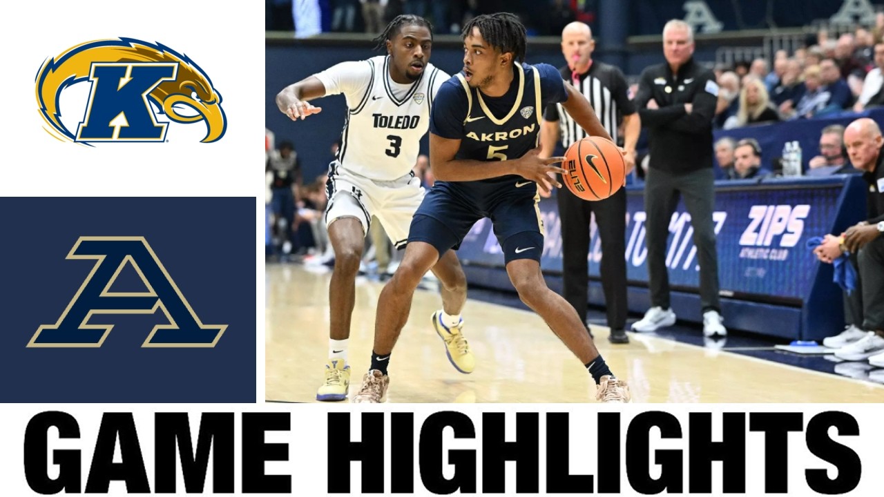Kent State vs Akron Highlights | Men's Basketball | College Basketball 2026