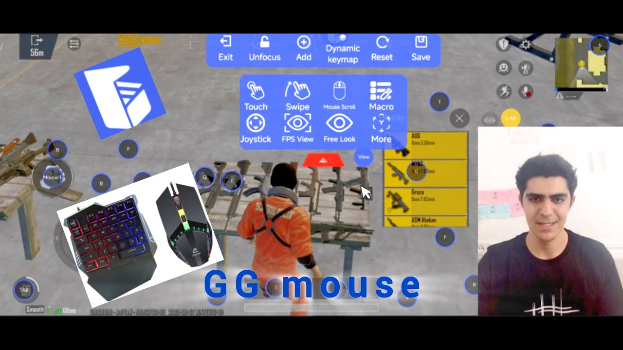 How to Edit button in GG mouse pro 2025/ pubg mobile with mouse and keyboard | pubg mobile