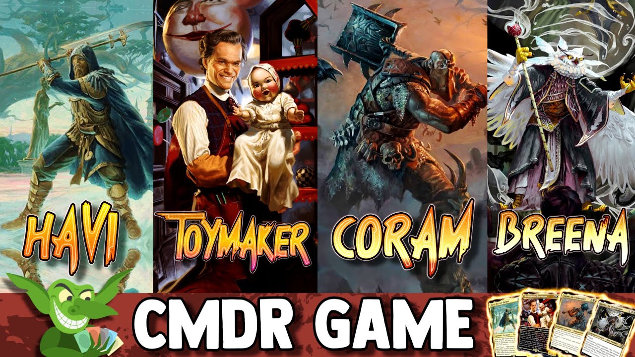 Havi, the All-Father vs The Celestial Toymaker vs Coram vs Breena EDH / CMDR game
