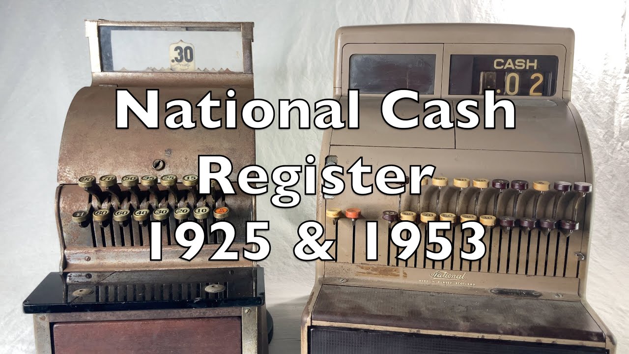 National Cash Register 1925 & 1953 Review / HowTo