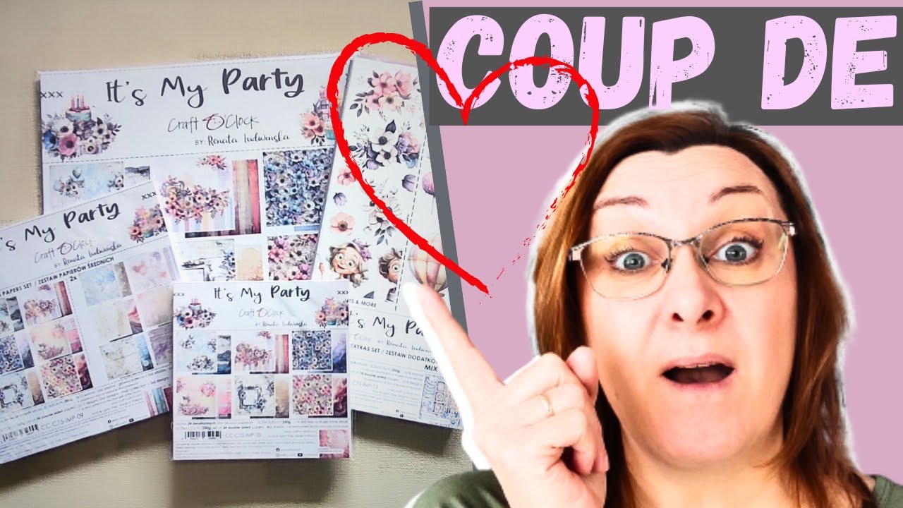 A quoi ressemble la collection It’s my Party de Craft O'Clock #haulscrapbooking #craftoclock