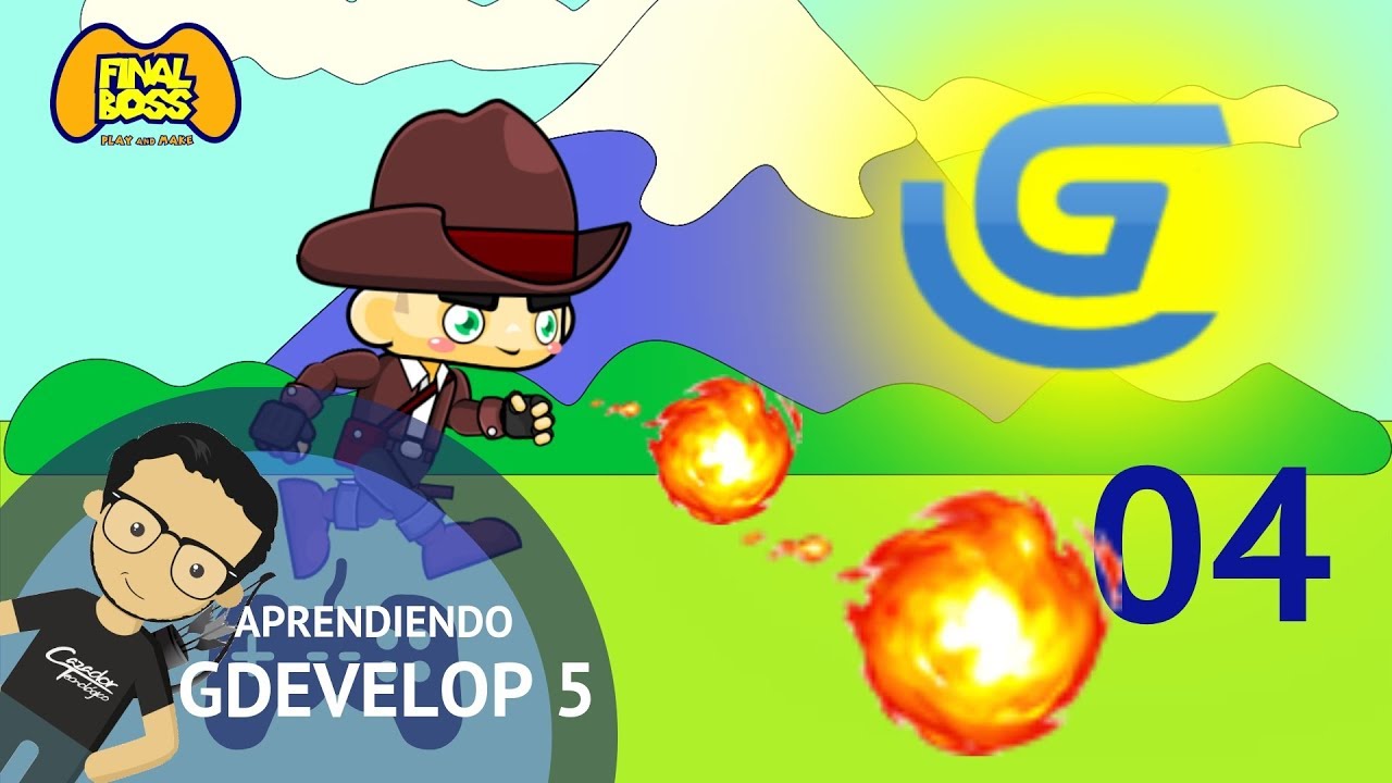 Proyectiles y Disparos - GDevelop 5 Tutorial 04
