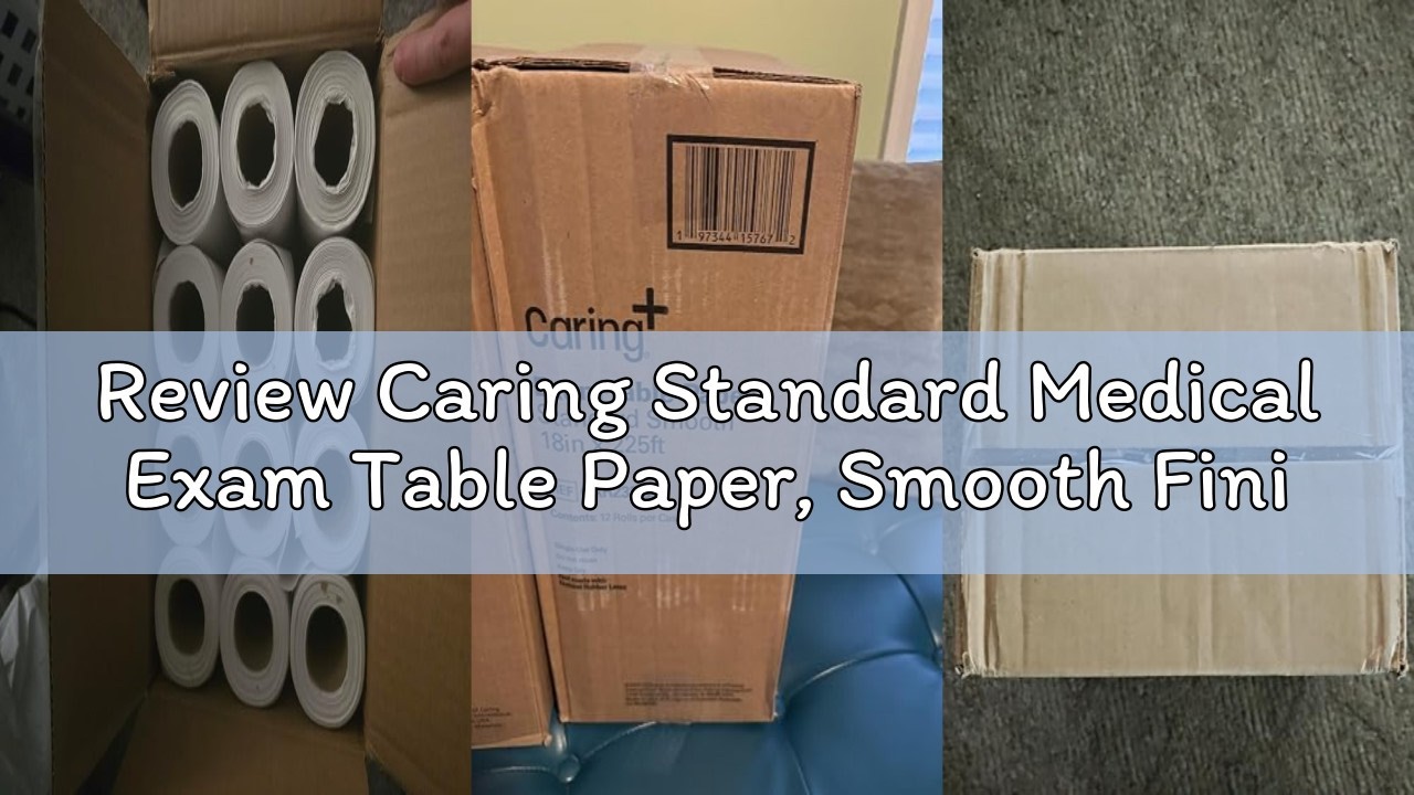 Review Caring Standard Medical Exam Table Paper, Smooth Finish, 18