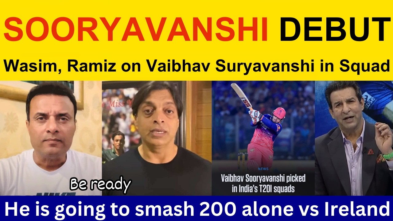Tanveer Ahmed Shocked on Vaibhav Sooryavanshi in INDIA T20I Squad | Ramiz Speaks, PAK Media reaction