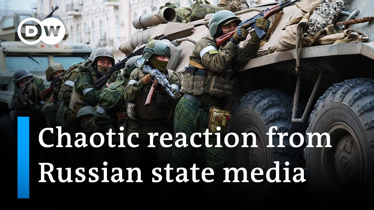 How Russia's state media reacted to the Wagner Group rebellion | DW News