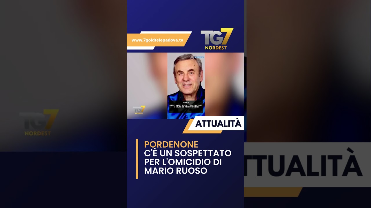c'&egrave; un sospettato per l'omicidio di Mario Ruoso