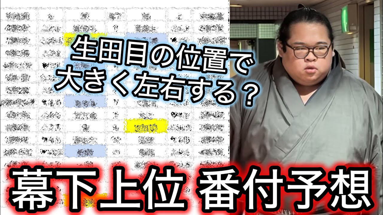 角界ニュースと激熱の幕下上位番付予想 五月場所