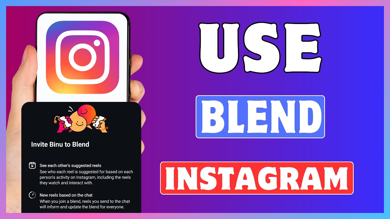 How To Use Instagram Blend | Instagram Blend Reels Sharing Feature