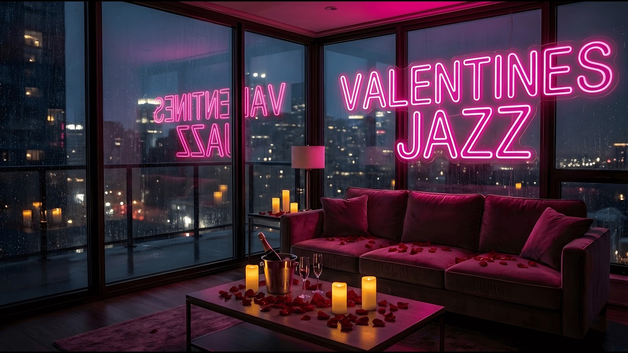Valentine’s Jazz 2026 🌹 Romantic Night Penthouse & Rain