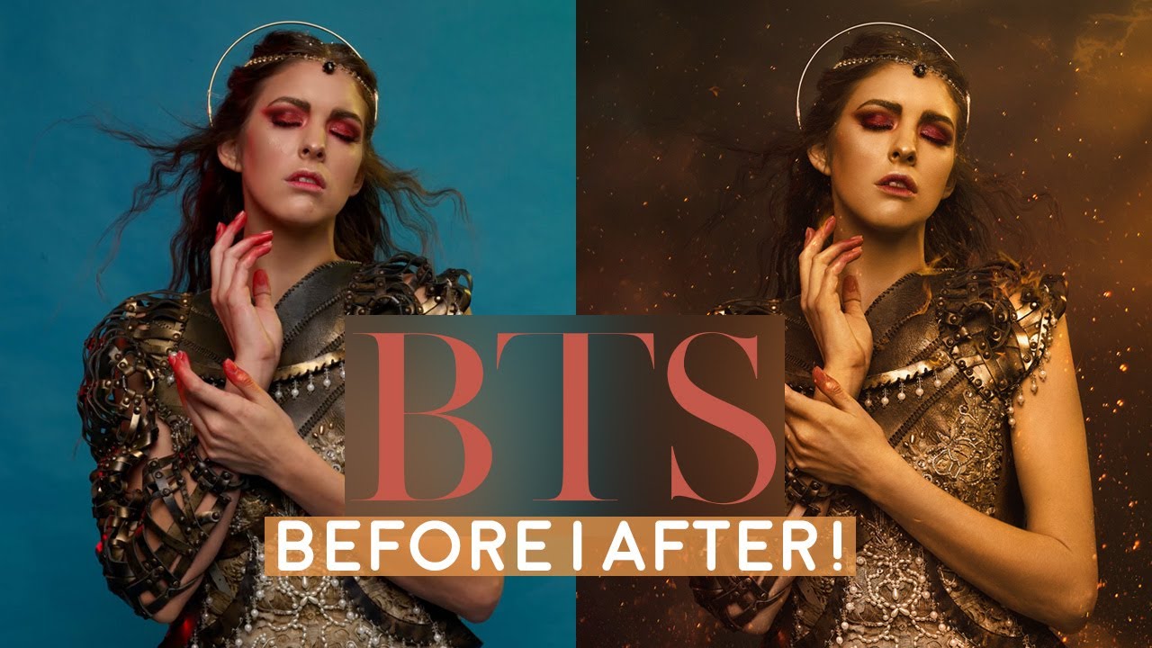 How I made this! Before/ After in Photoshop!