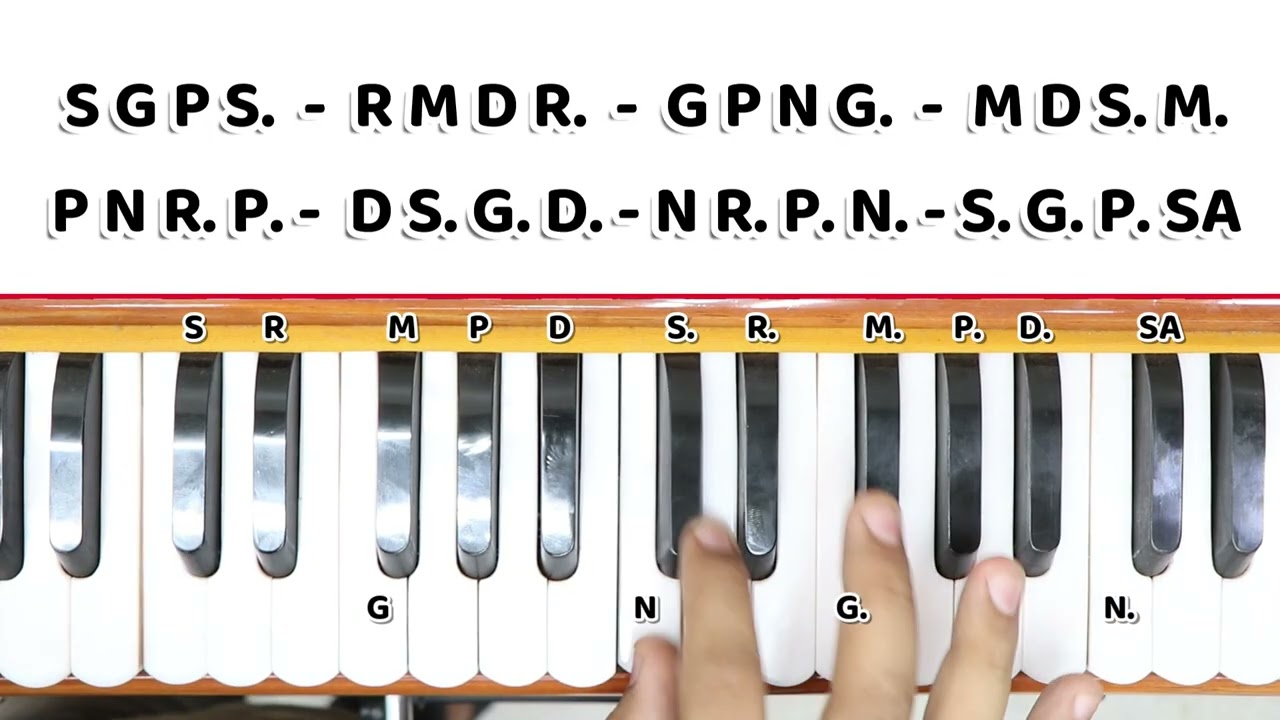 One of the best exercise to play fast fingers on Harmonium | #harmoniumguru