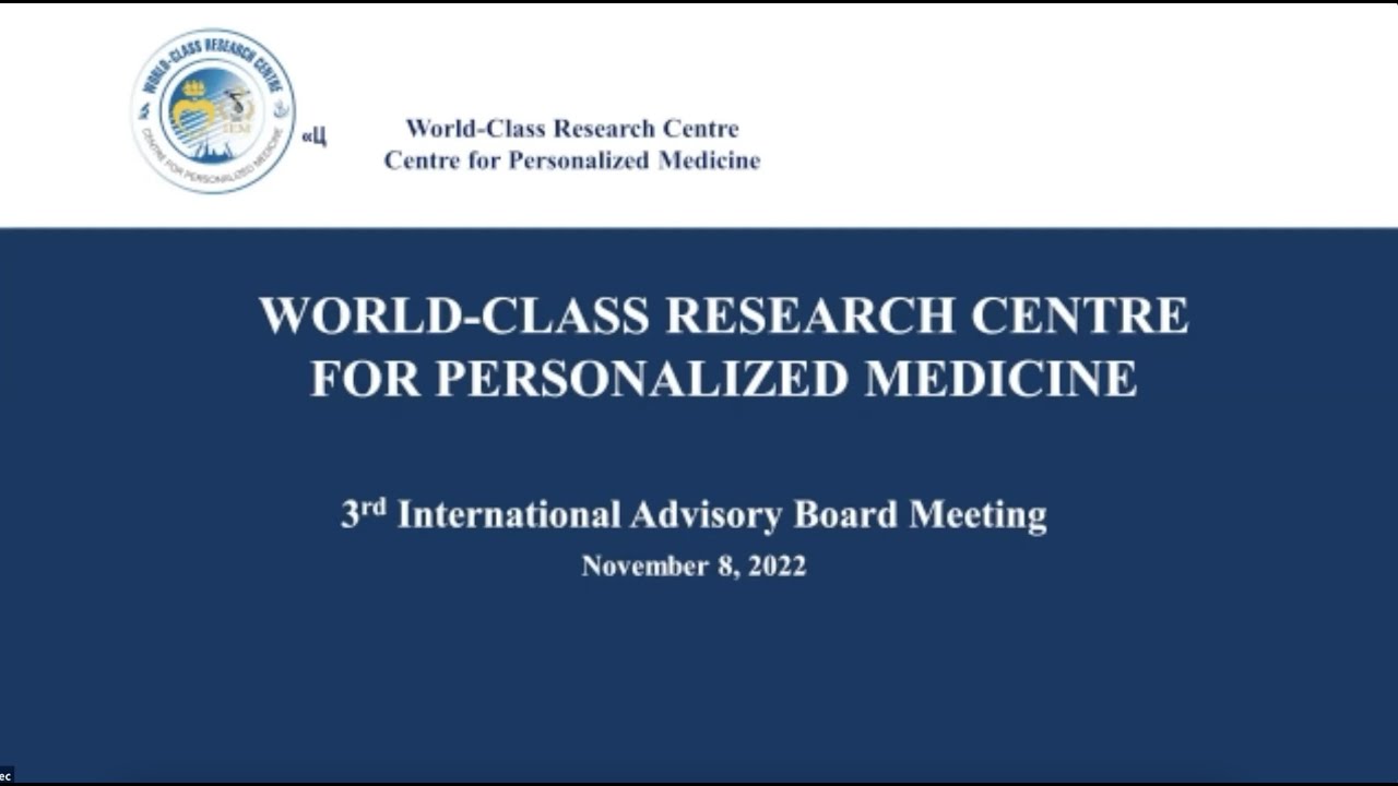 Alexandra Konradi. International Advisory Board Third Meeting Agenda.