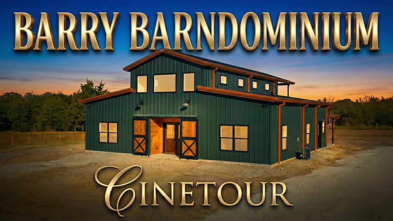 Monitor Style Barndominium Cinetour | 3 Bed 3.5 Bath | Texas Best Construction