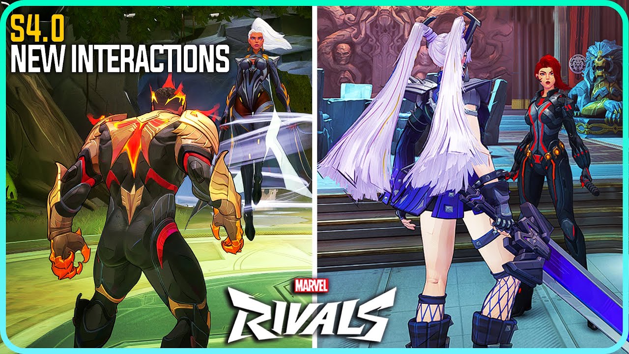 All New Season 4 Unique Hero Interactions Marvel Rivals