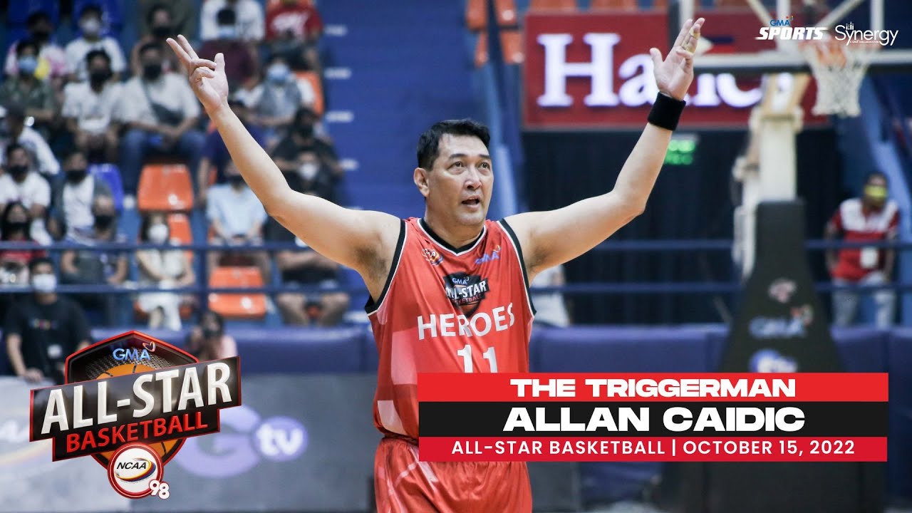 NCAA Season 98 | Allan Caidic Highlights (Heroes vs Saints) | GMA-NCAA All-Star Basketball Game