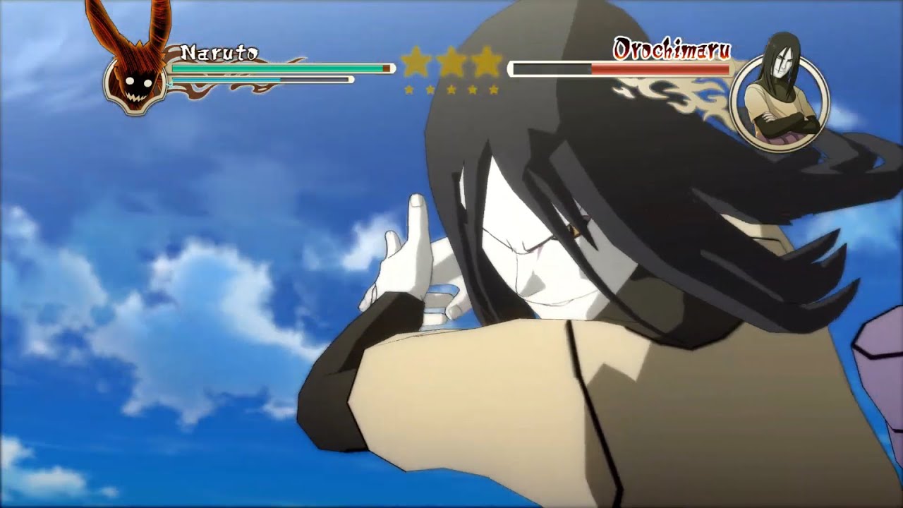 Naruto Shippuden: Ultimate Ninja Storm 2 Naruto Vs Orochimaru Boss Battle [PC]