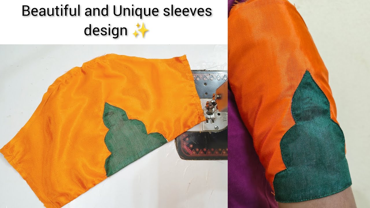 Latest blouse sleeves design 😍||cutting ✂️ and stitching full video||baju design||asteen design ✨