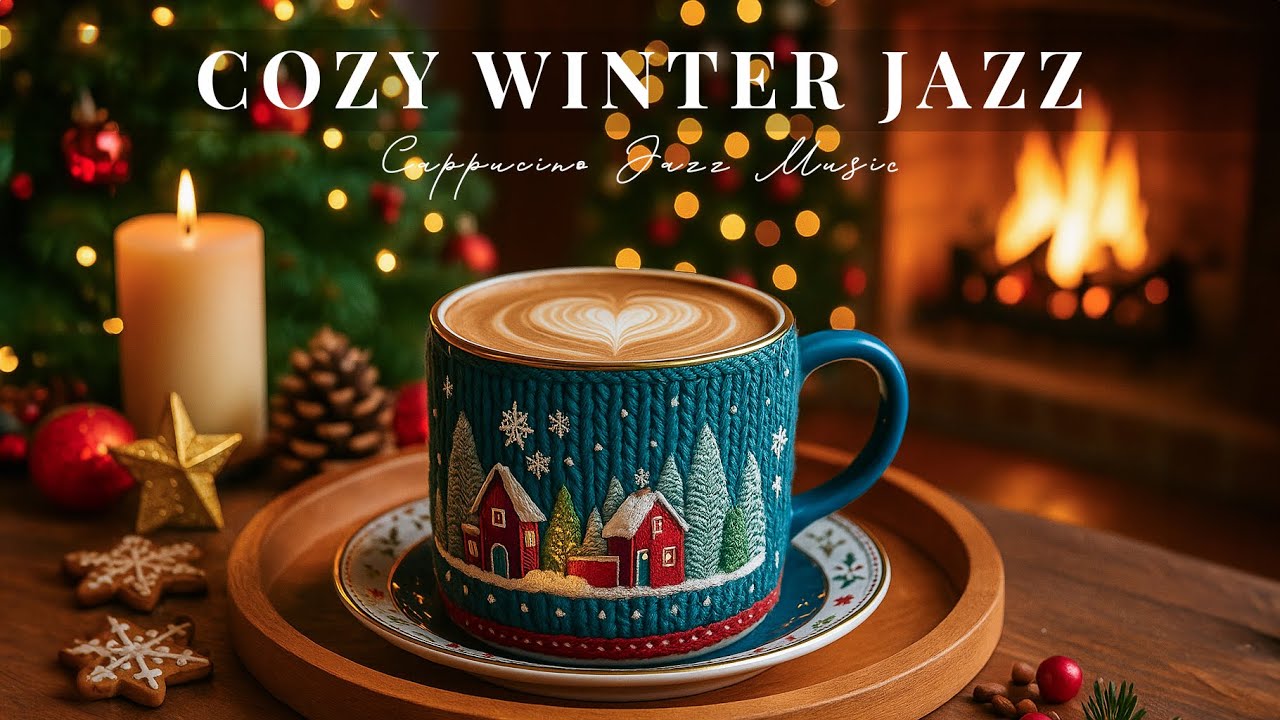 Cozy Winter Jazz ❄️Soothing Bossa Nova Piano & Positive Coffee Jazz Music for Work, Study, Relax