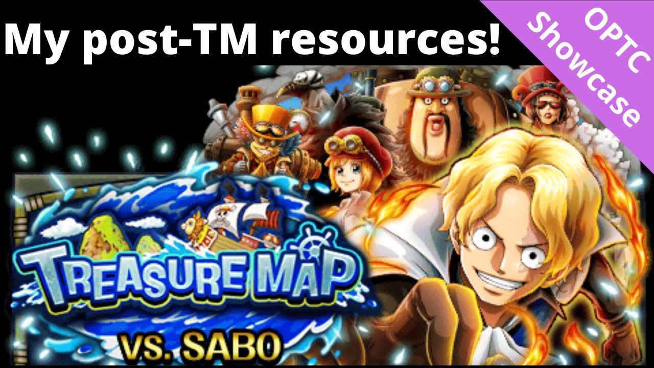 TM Sabo had crazy drops! Showcasing all my resources after farming the best TM! OPTC Showcase