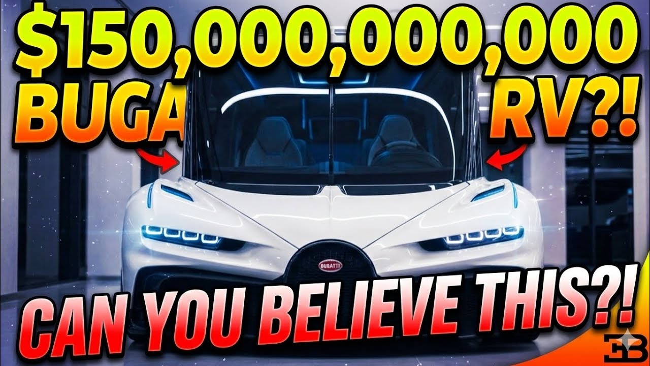 THE MOST EXPENSIVE RV IN THE WORLD?! $150B BUGATTI!