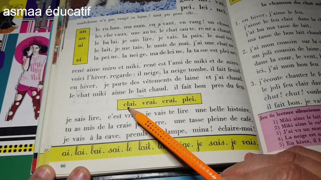 bien lire et comprendre tranchart pages 66/67 lire ai ei è