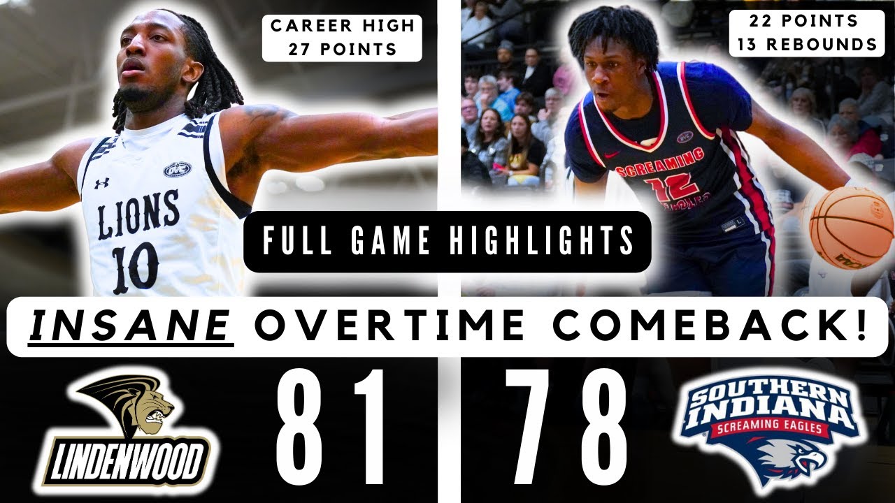 LINDENWOOD vs SOUTHERN INDIANA | Jadis Jones drops 27 in CRAZY OT Comeback | Full Game Highlights