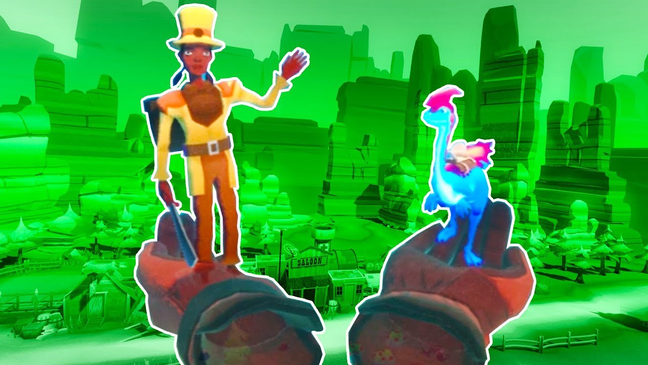 DINOSAURS and COWBOYS in Dino Frontier VR!