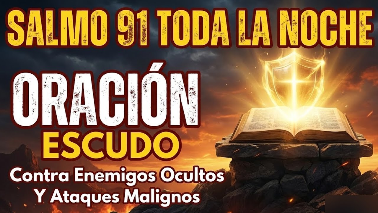 Salmo 91 toda la noche: Escudo contra enemigos ocultos y trampas del diablo | La Biblia Hablada