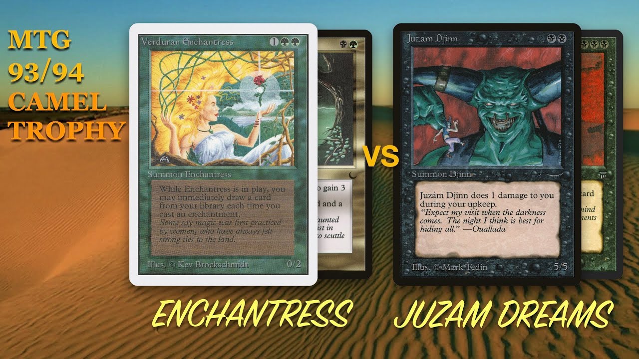 Enchantress (GURB) vs Juzam Dreams (WBu) Top 4, Camel Trophy | Magic the Gathering, MTG 93/94 | 657
