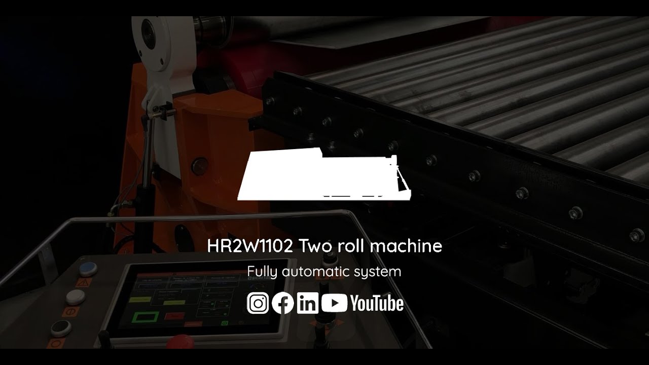 ROCCIA: HR2W1102 Two roll machine automatic system