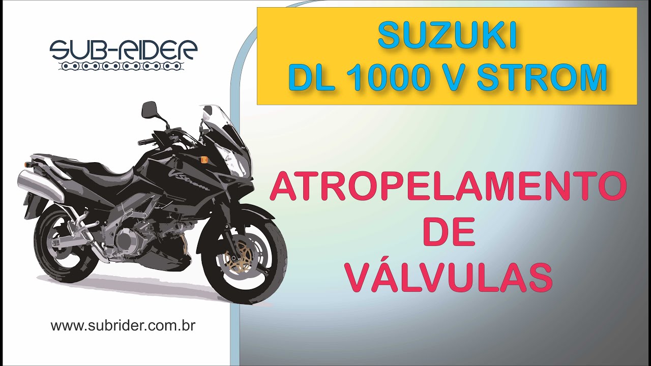 Столкновение клапанов DL 1000 V STROM