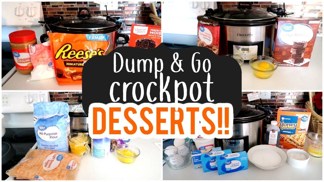 DUMP & GO CROCKPOT DESSERTS | FALL DESSERTS 2019
