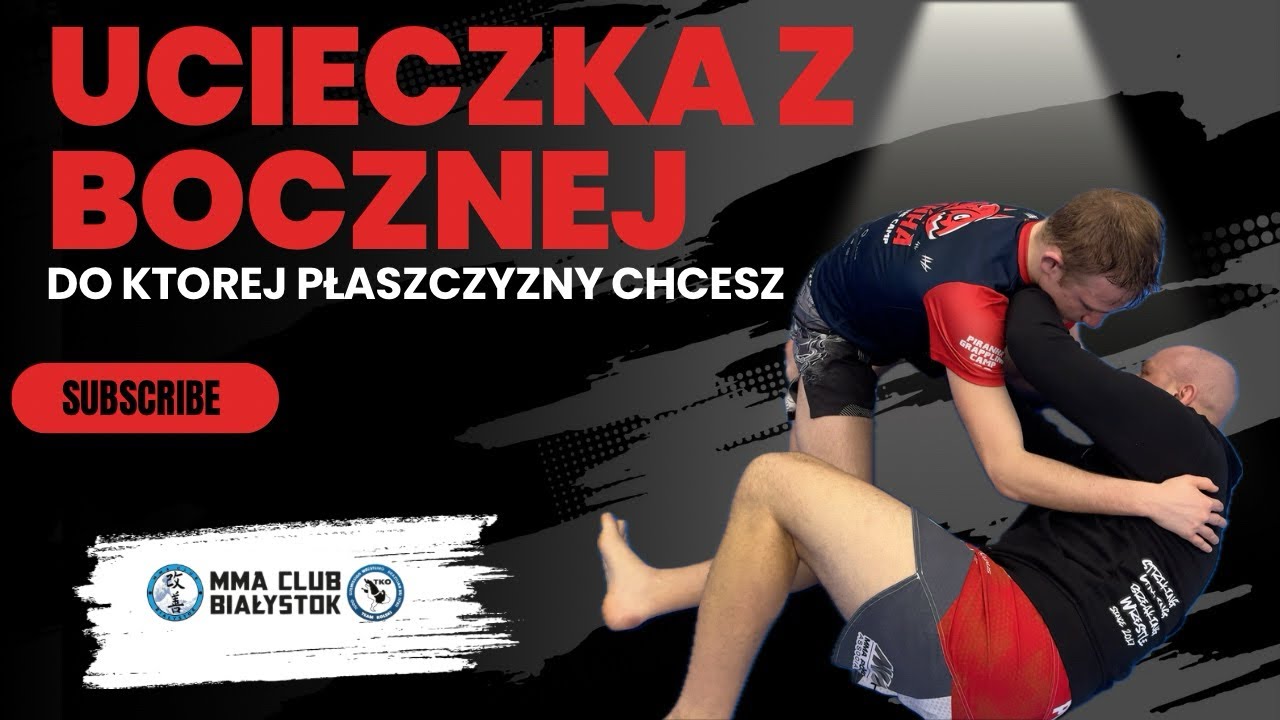 Ucieknij z pozycji bocznej do jakiej płaszczyzny chcesz - do BJJ, zapasów lub stójki